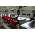 Computer Embroidery Machine with 8 Inch Touch Screen for Industrial Cap/T-Shirt/Flat Embroidery (WY1204C)